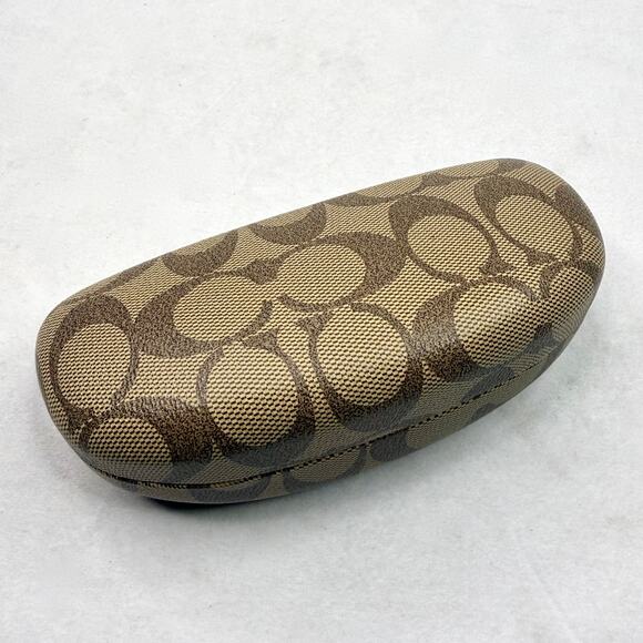 Coach Monogram Eyeglasses Case - Picture 1 of 6